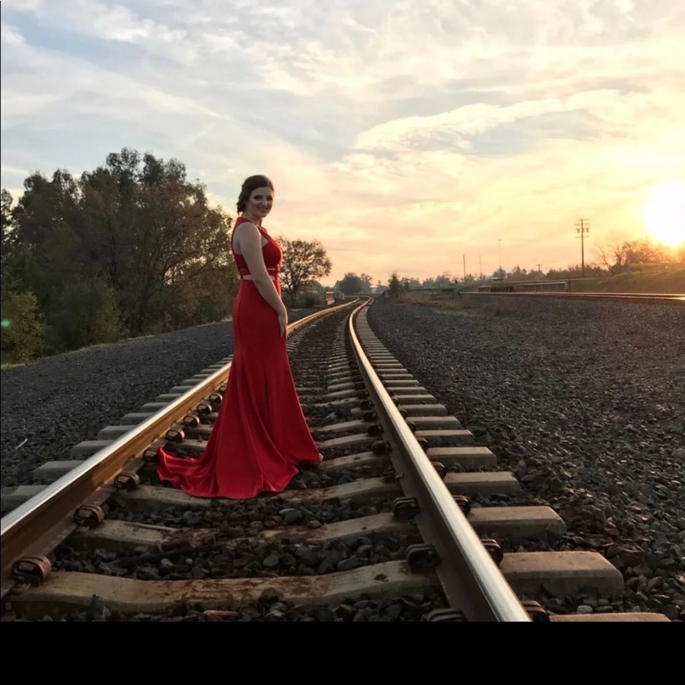 Red Formal Dress - Picture 2 of 2
